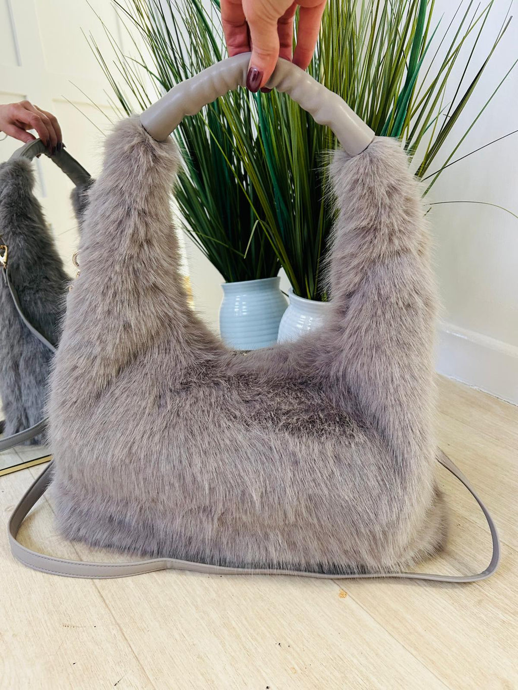 Fluffy HOBO Bag