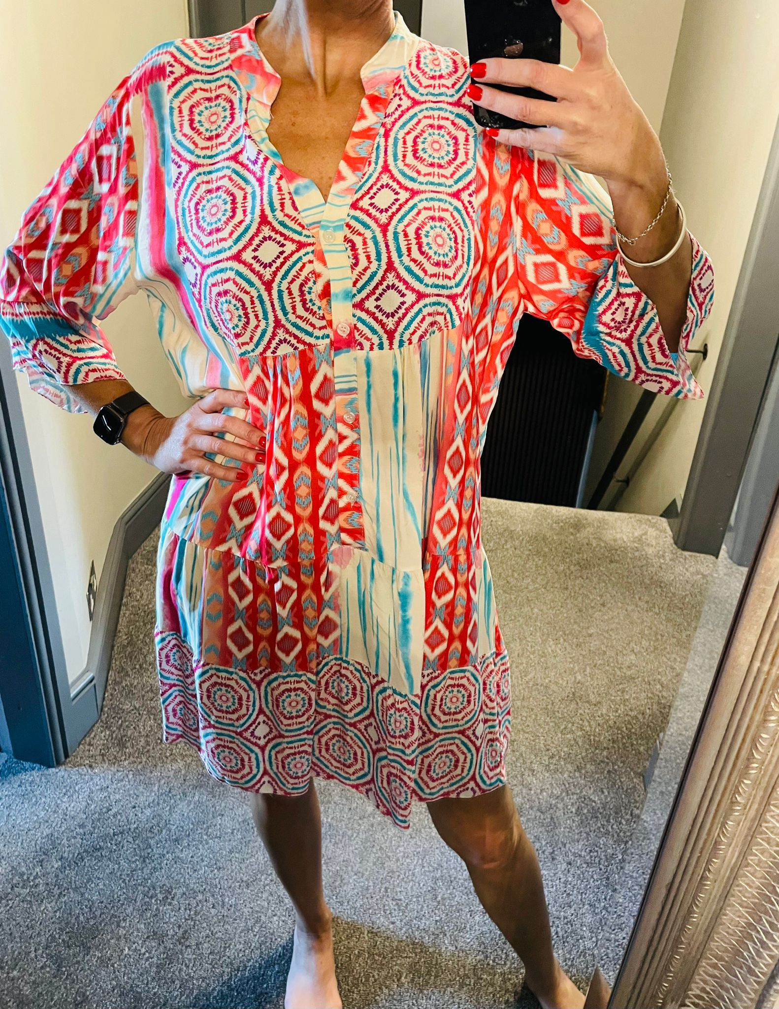 Pink Bali Tunic