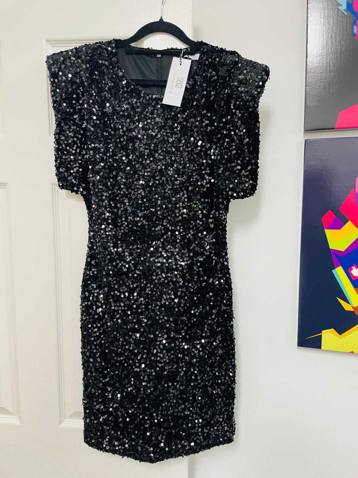 BL028 Dee Sequin Bodycon Dress
