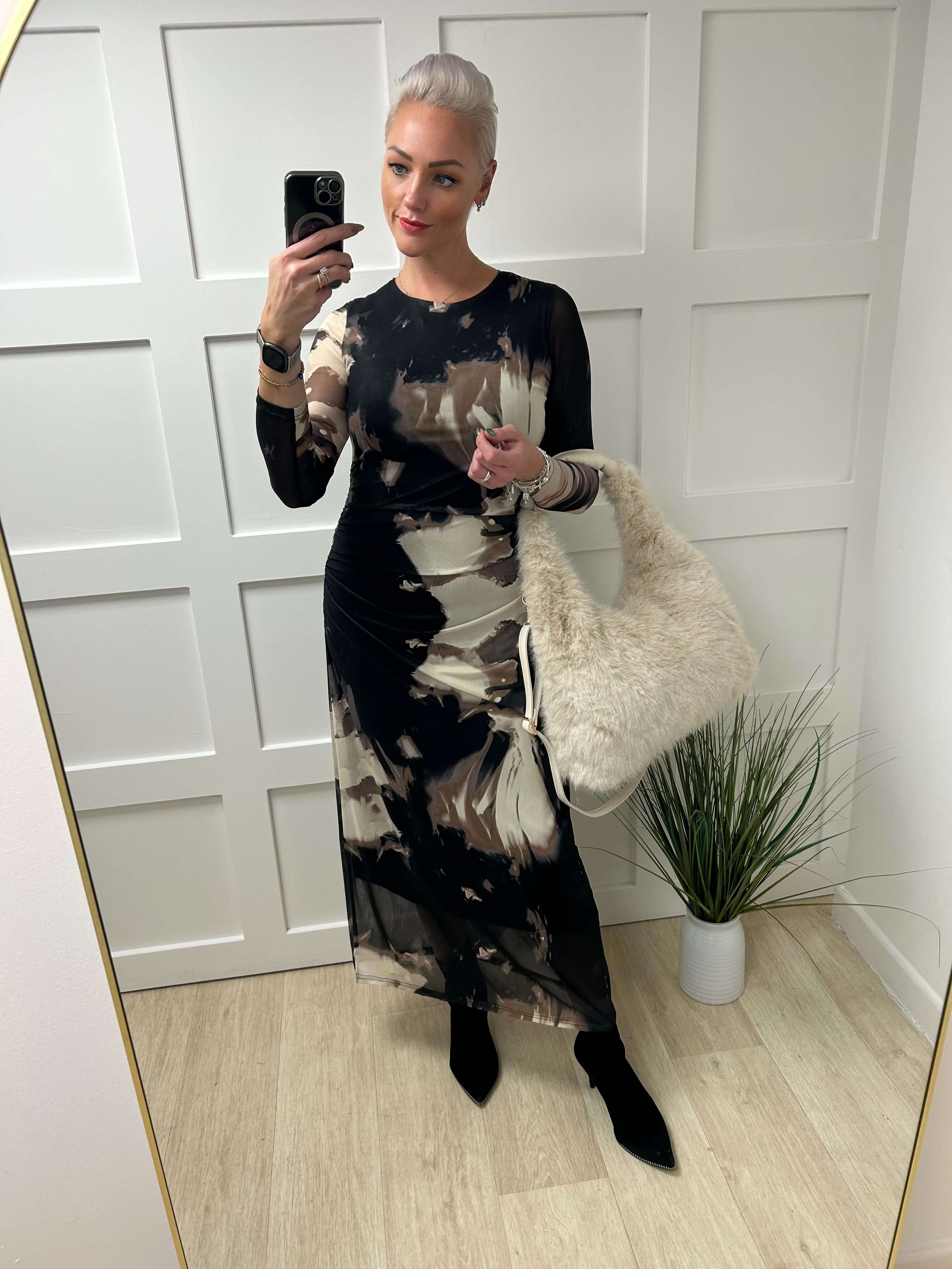 Della Camo Maxi Dress