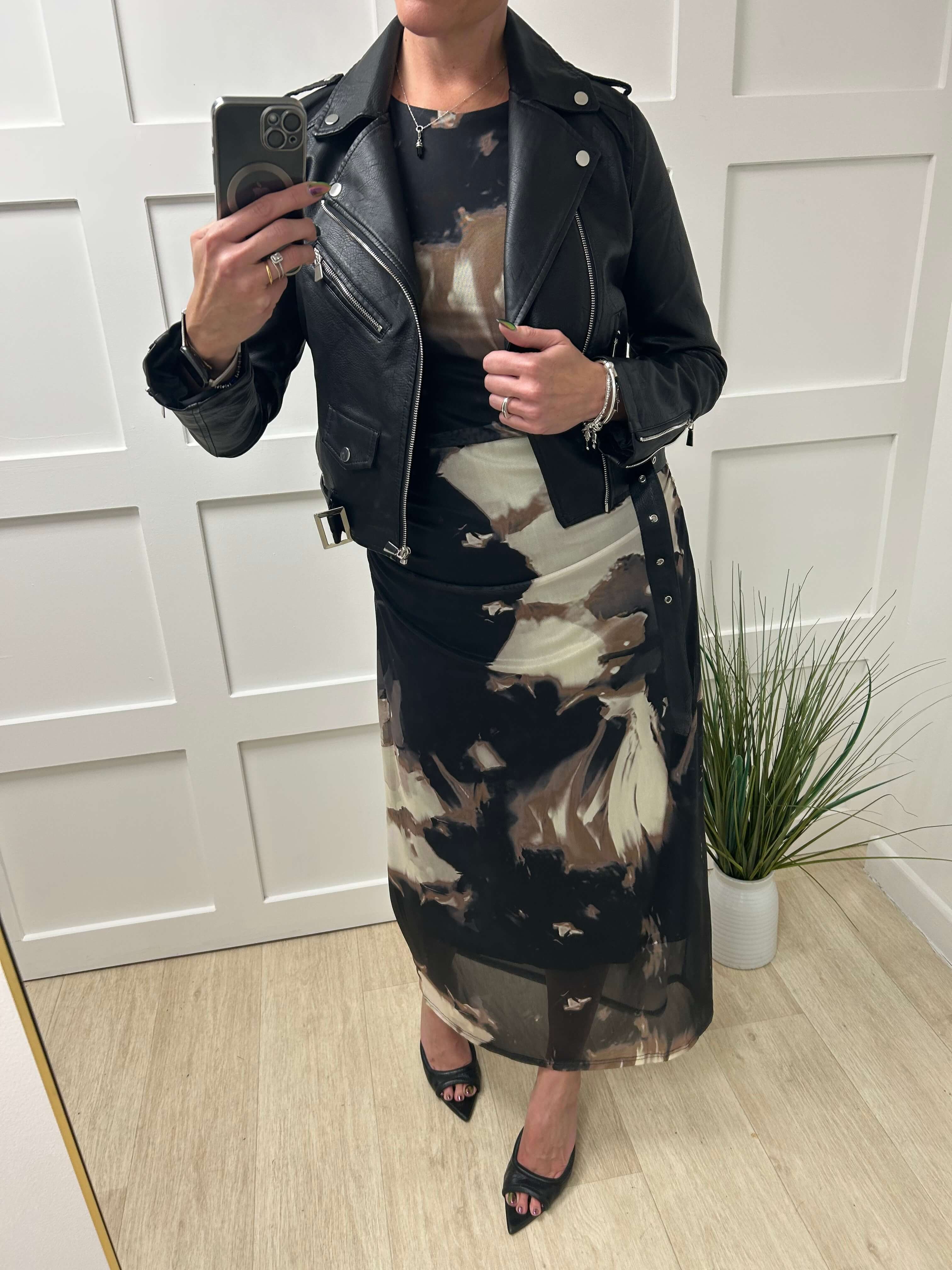 Della Camo Maxi Dress