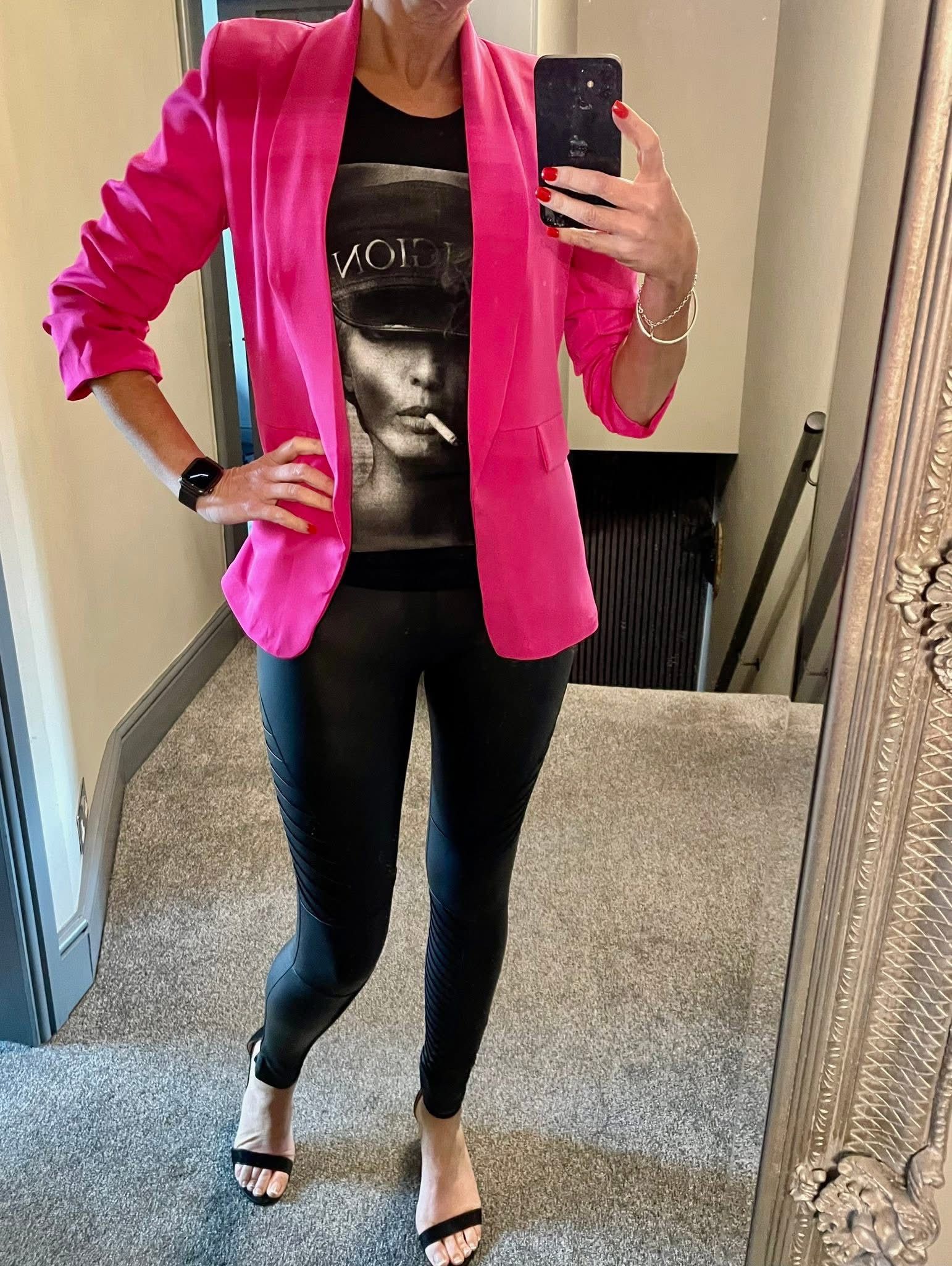 Fuchsia Pink Blazer
