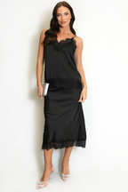 Georgia Lace Midi Skirt & Cami Co-Ord