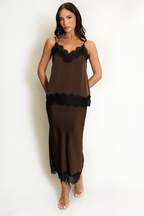 Georgia Lace Midi Skirt & Cami Co-Ord