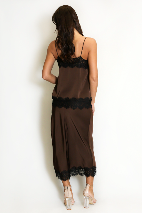 Georgia Lace Midi Skirt & Cami Co-Ord