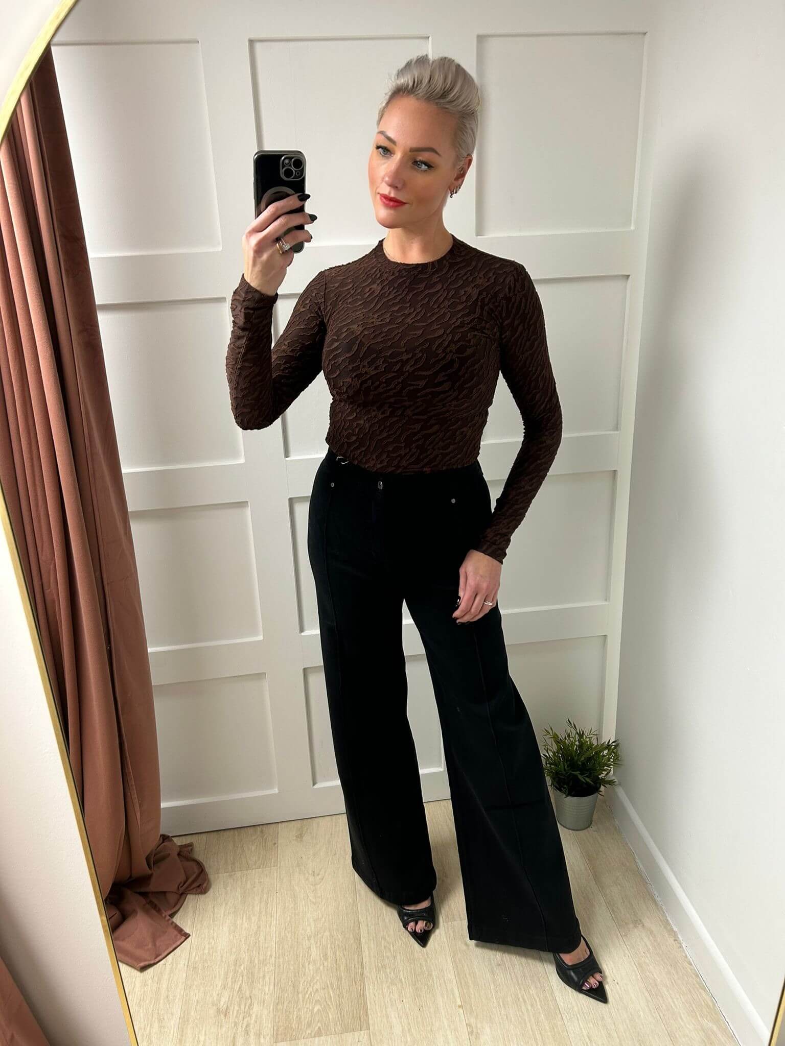 Faye Wide Leg Denim Jeans