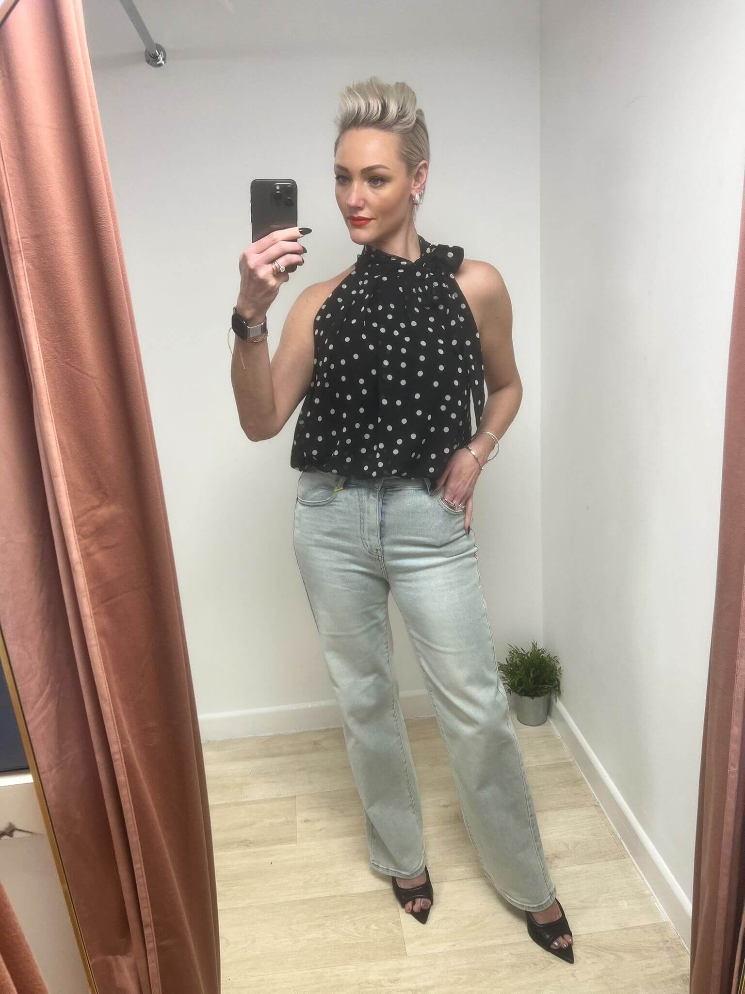 Lia Sheer Long Sleeve Mesh Top