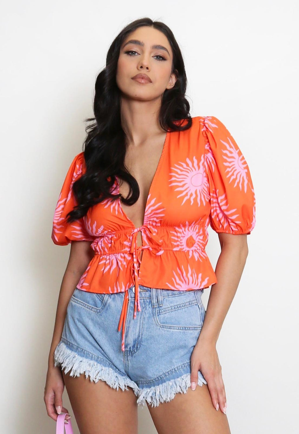 Naia Sun Print Blouse