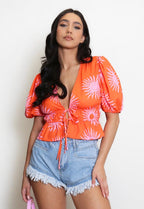 Naia Sun Print Blouse