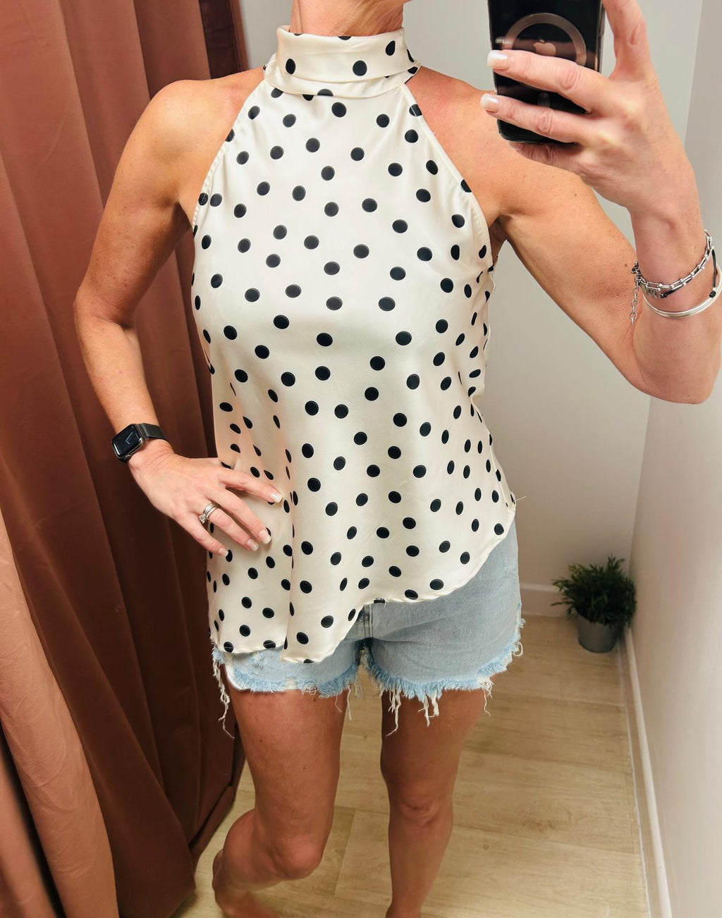 Nia Polka Dot Top