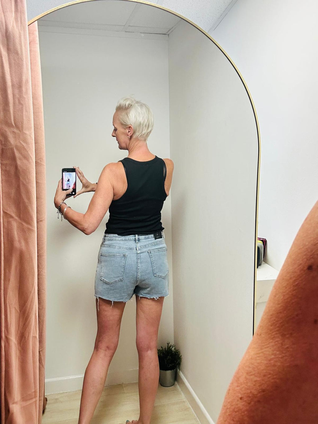 Nicole Denim Skort