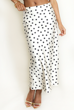 Nia Polka Dot Midi Skirt