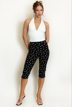 Polka Dot Capri Pants