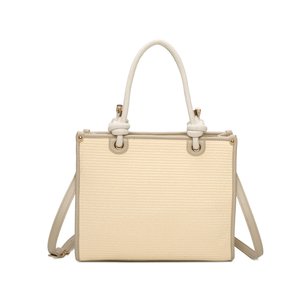 Straw Tote Bag Beige