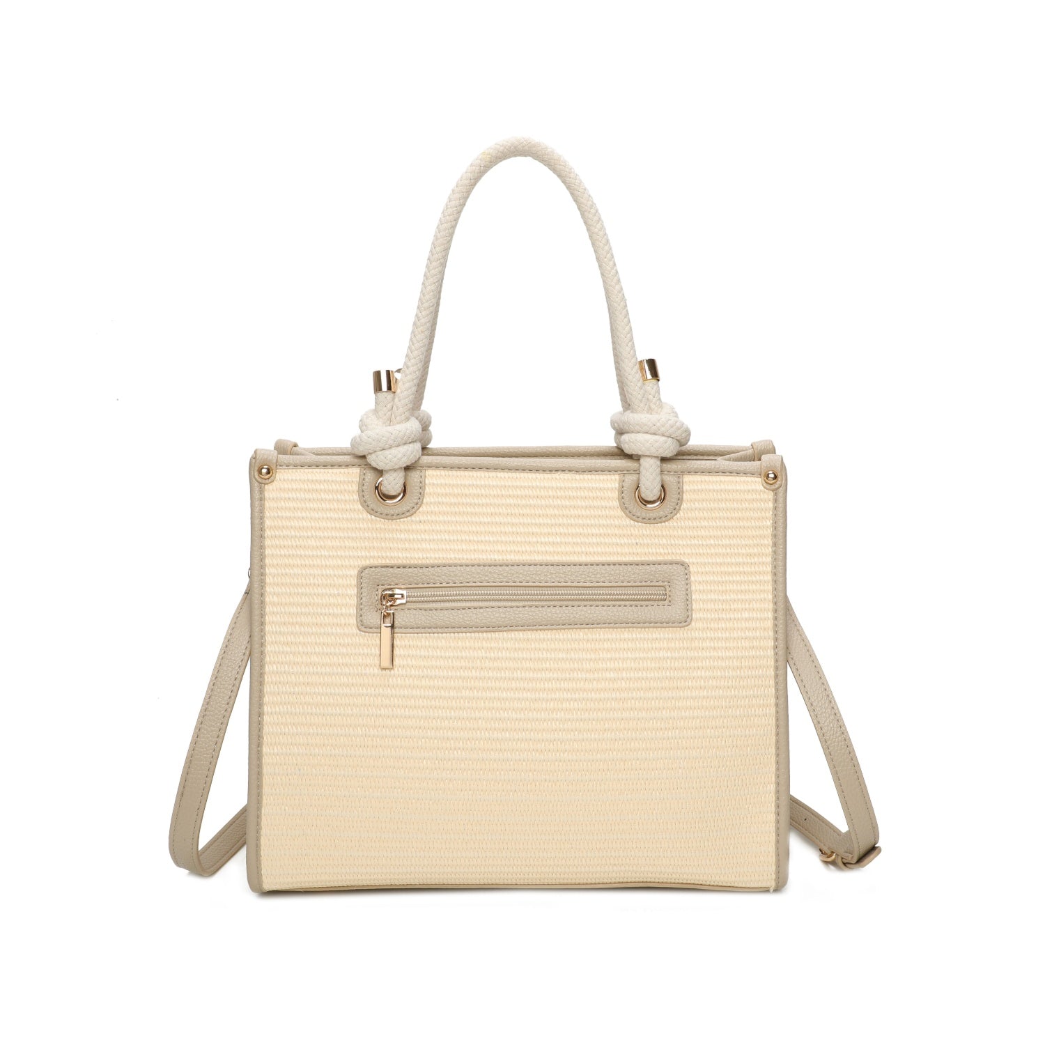 Straw Tote Bag Beige