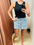 Nicole Denim Skort