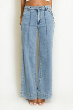 Jayla Jeans in Stone Wash Blue